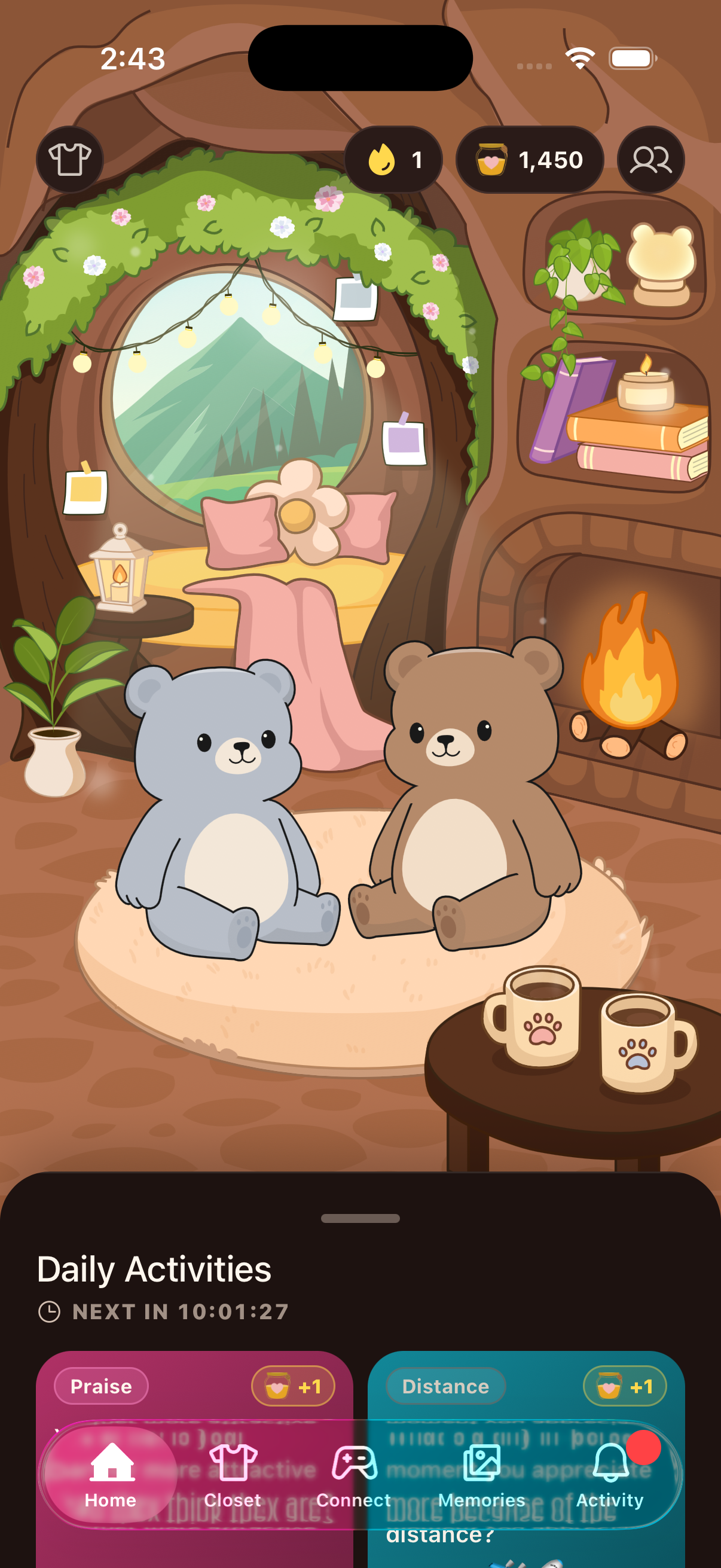 Den home screen preview